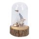 LED-Glocke Maritim, Boot/Möwe, 11 cm