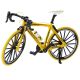 Mini-Fahrrad, Rennrad/gelb, 18 cm