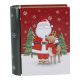 Keksdose Mini-Buch, Weihnachtsmann/Rentier, 10 x 12 cm