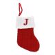 Nikolausstiefel Buchstabe, Zopf, J, 18 cm