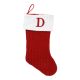 Nikolausstiefel Buchstabe, Zopf, D, 46 cm