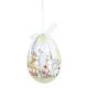 Nostalgie-Ei, Hase/Schmetterling, 10 cm