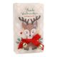 Seife mit Deko, Weihnachten, Reh/Schleife, 150 g