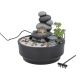LED-Springbrunnen Stein, Kugel, 21 cm