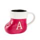 Becher Stiefel mit Buchstabe, A/rot, 400 ml