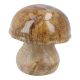 Pilz Natur/Mini, rund/hellbraun, Höhe 5 cm