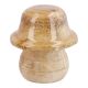 Pilz Natur/Mini, spitz/hellbraun, Höhe 5 cm