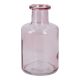 Flaschenvase Mini, rosa, 12 cm