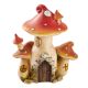 Deko-Haus Herbstwald, Pilz/Punkte, 11.5 cm