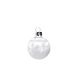 Mini-Kugel Schneeball, Flocke, 4 cm