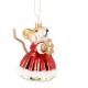 Anhänger Fancy, bunt, Maus/Kleid, 10.5 cm