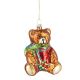 Anhänger Fancy, bunt, Teddy mit Multischal, 9.5 cm