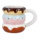 Becher Donut, braun, 460 ml