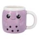 Becher Bubble Tea, lila, 370 ml