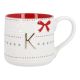 Becher Buchstabe/Schleife, K, 450 ml