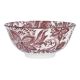 Schale Bali, Blumen/lila, tief, 15.5 cm