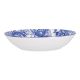 Pastateller Bali, Blumen/blau, 20 cm