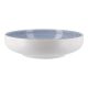 Schale Rille, blau, 20 cm