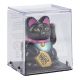 Winkekatze Solar, schwarz, Höhe 6.5 cm