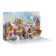 Pop Up Klappkarte 3D, Weihnachtsdorf