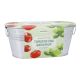 Pflanzset in Wanne, Tomate/Basilikum/rot