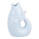 Vase Fisch, hellblau, 14.5 cm
