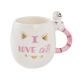 Becher I love cats, 450 ml