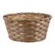Deko-Korb Flecht, braun/rund, 22 x 11 cm