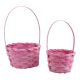 2er Set Mini-Korb, pink