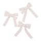 3er Set Schleifen-Sticker, rosa