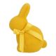 Hase Schleife, sitzend/gelb, 15.5 cm