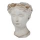 Blumentopf Antik-Kopf, Frau, 22 cm