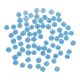 Glas-Nuggets im Netz, blau/transparent, 400 g