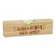 Wasserwaage Spruch, Papa, 15 cm