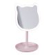 LED-Spiegel Form, Katze/rosa, 26 cm