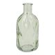 Flaschenvase Wellen, grün, 12 cm
