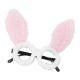 Brille Hase, weiß/rosa