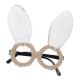 Brille Hase, braun/weiß