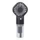 Hand-Ventilator mit Wasser-Funktion, schwarz, 16 cm