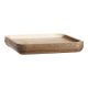 Holz-Untersetzer Akazie, eckig, 10 cm