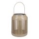 Solar-Laterne Gitter, beige, 16 cm
