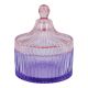 Deko-Dose Barock, lila/rosa, 11 x 12 cm
