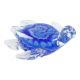 Deko-Schildkröte, blau, 12 cm