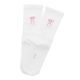 Socken mit Stick-Schleife, rosa, Größe 35-42