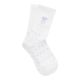Socken mit Stick-Schleife, hellblau/Punkte, Größe 35-42