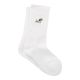 Socken Stick-Motiv, Dackel/grün, Größe 35-42