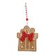 Anhänger Weihnachten, Lebkuchen-Geschenk/braun, 11 cm