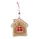 Anhänger Weihnachten, Lebkuchen-Haus/braun, 10.5 cm
