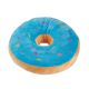Kissen Donut, blau, 31 cm