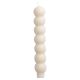 Stabkerze Bubbles, beige, 18.5 cm